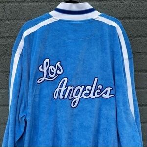 Vintage Reebok 1966 NBA Los Angeles Lakers Track Jacket Warm Up Jacket | Size 3…
